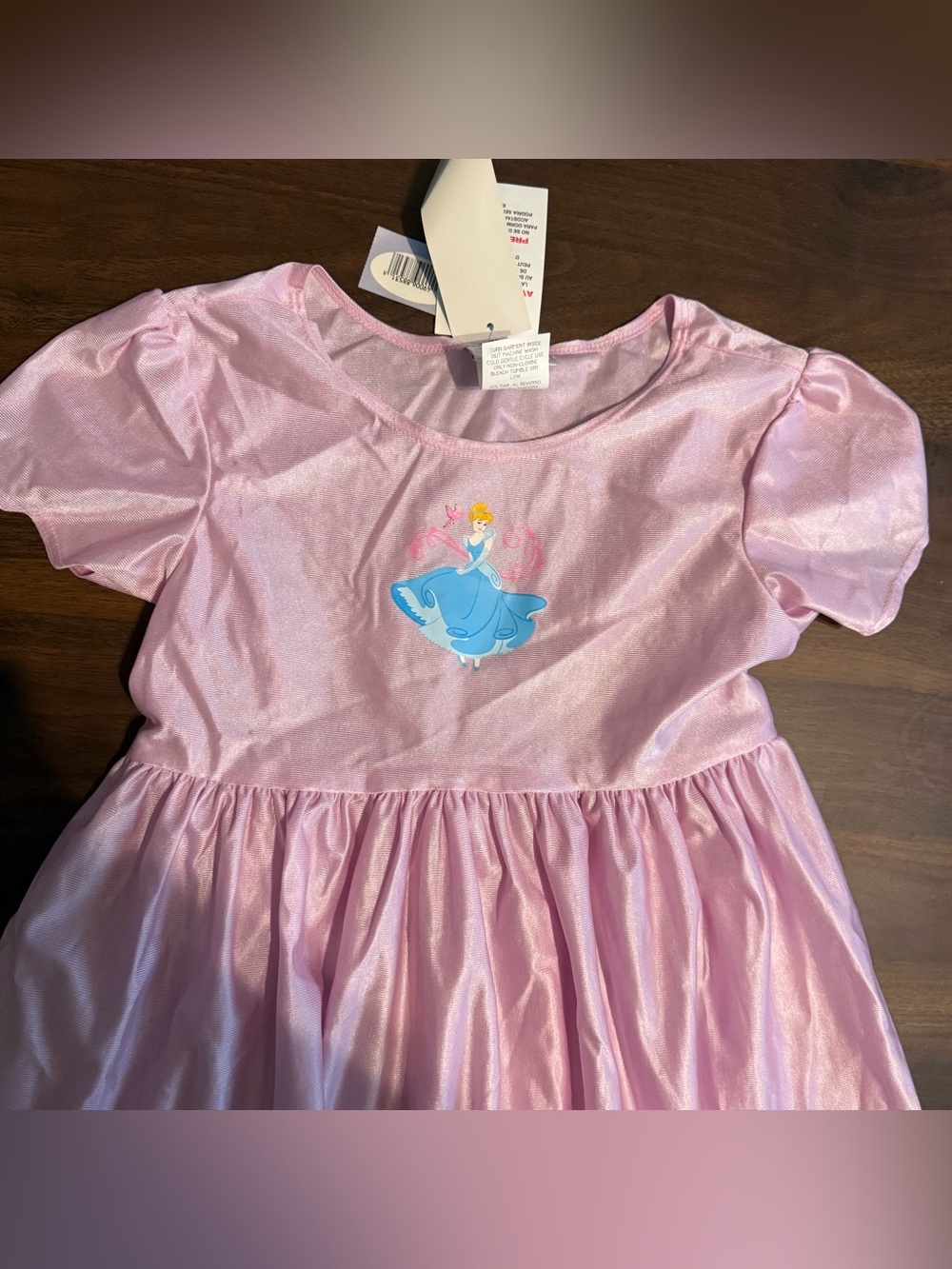 NWT Vintage Cinderella Disney 2001 satin nightgown